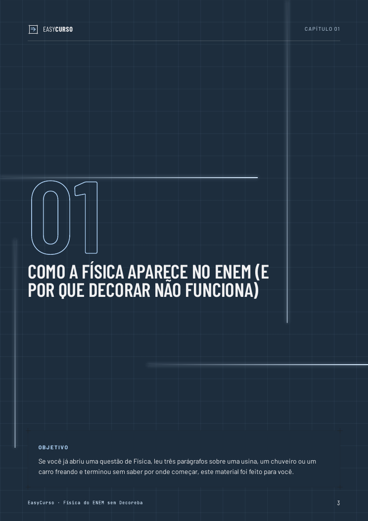 Página de amostra 1 do material Física do ENEM sem Decoreba