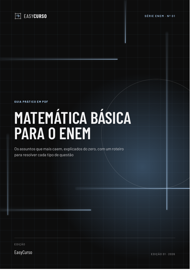 Capa do material Matemática Básica para o ENEM